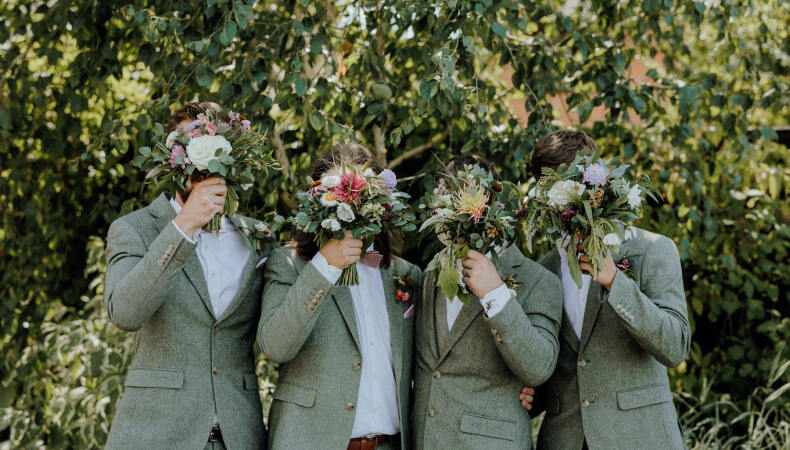 Sage Green Wedding Groomsmen