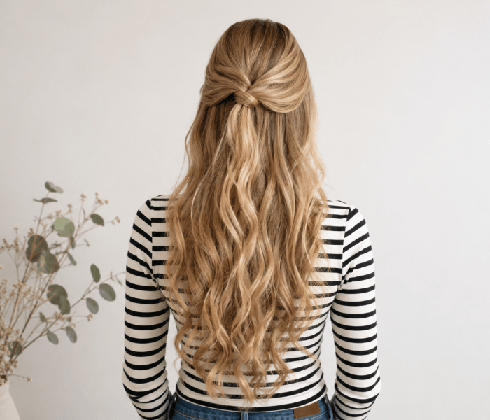 The Soft Half Up Hairstyle - Happy Wedding App The Soft Half Up Hairstyle