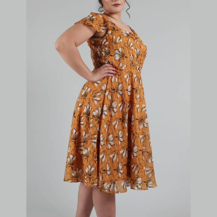 Vintage-Inspired Plus Size Dress