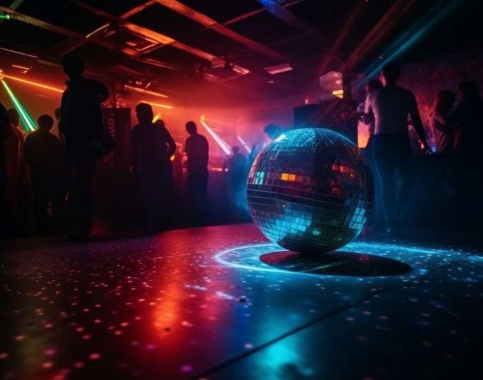 Sparkler-lit Dance Floor