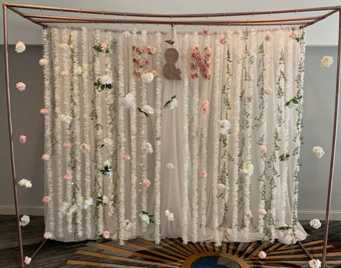 Floral Focal Point Photo Booth