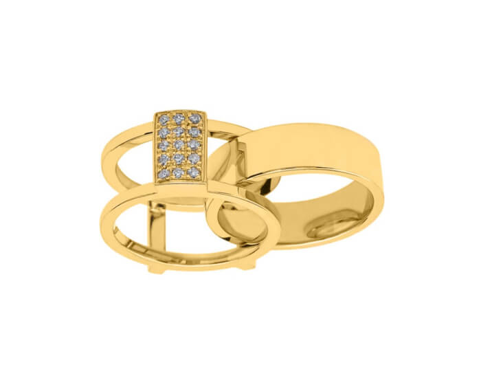 Merging Romance Ring