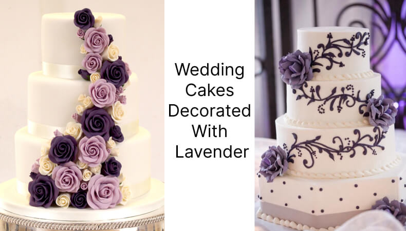 15 Best Wedding Cakes Decorated With Lavender