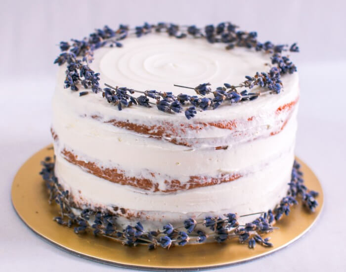 Adorned Naked Cake