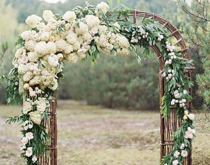 Birch Wedding Arch