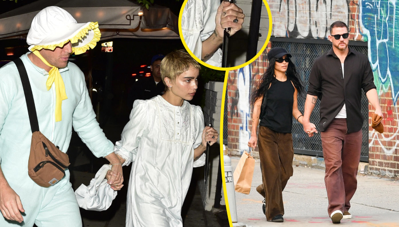 Channing Tatum and Zoe Kravitz Engagement Ring at Halloween Party