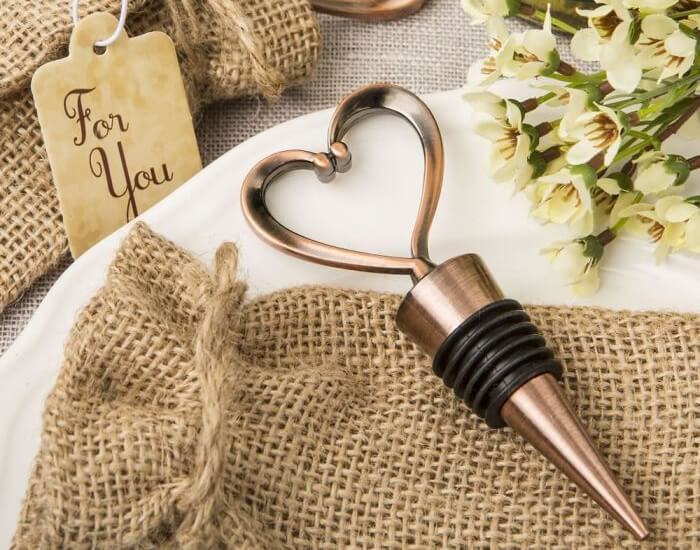 Heart-Shaped Wine Stoppers