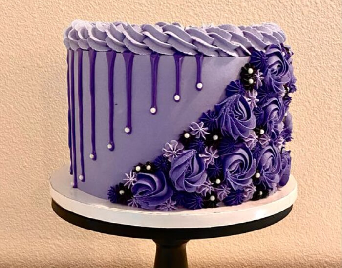 Lavender Whimsical Cake