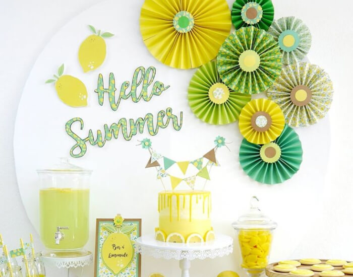 Lemon Art and Craft Station