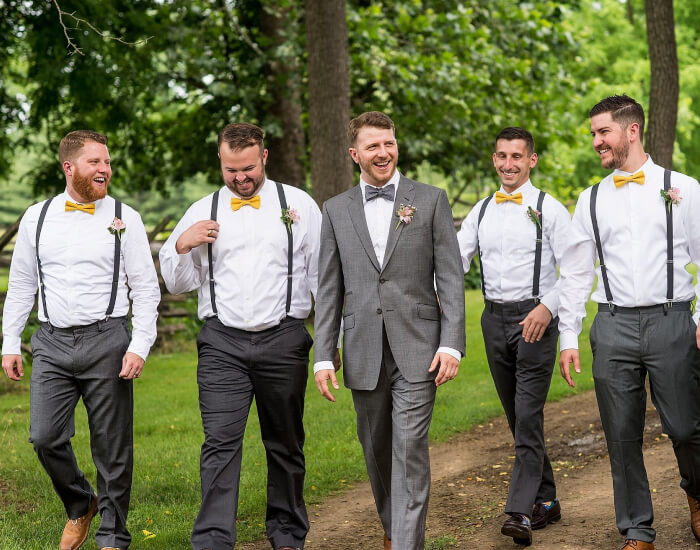 Wedding bow ties for groomsmen