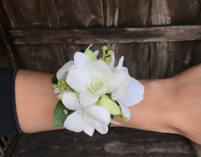 White Orchid Corsage