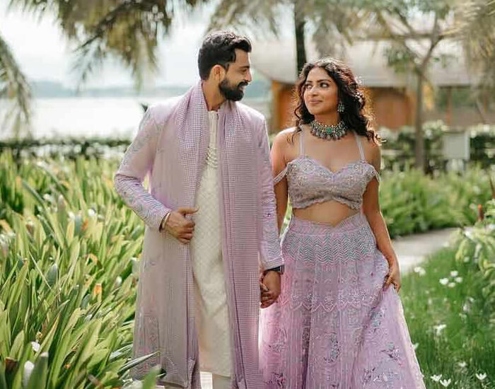 Amala Paul Ties the Knot with Jagat Desai in Lavender-Themed Christian Wedding