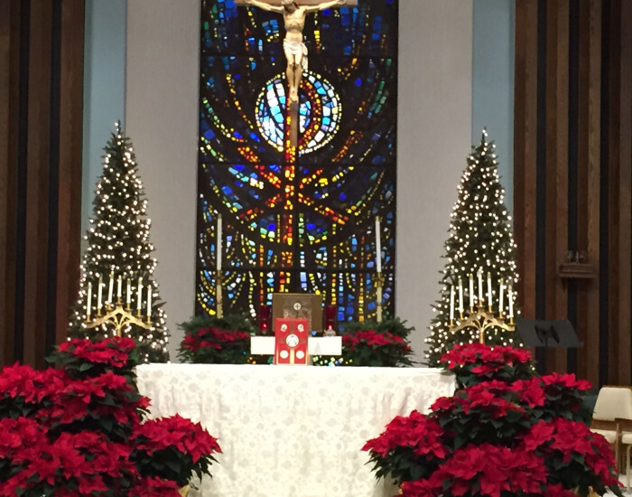 Christmas Tree Altar