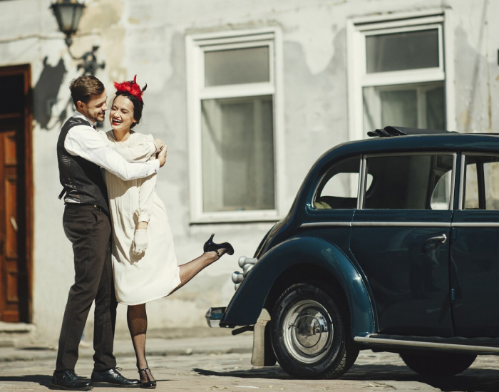 Vintage Car Entrance