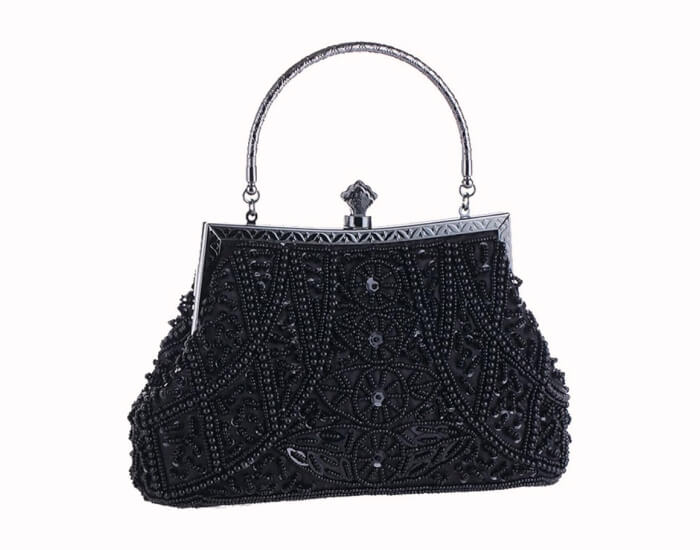 Vintage-Inspired Beaded Handbag