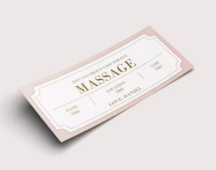 Couples Massage Gift Certificate