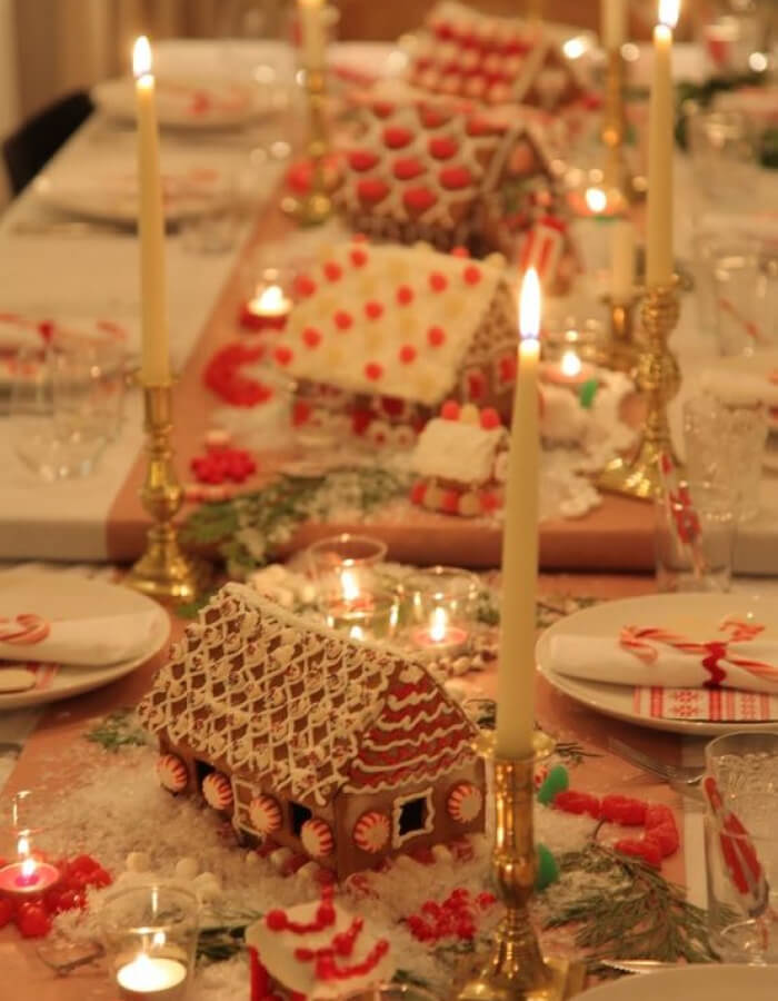 Gingerbread House Centerpieces