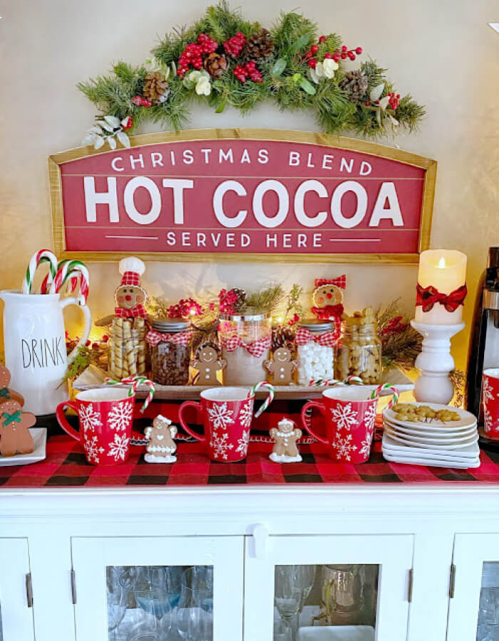 Hot Cocoa Bar with DIY Toppings