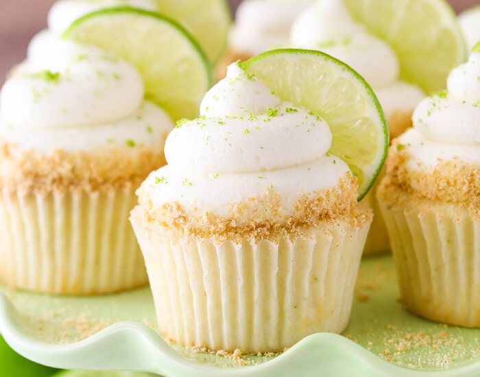 Key Lime Pie Mini Wedding Cupcakes