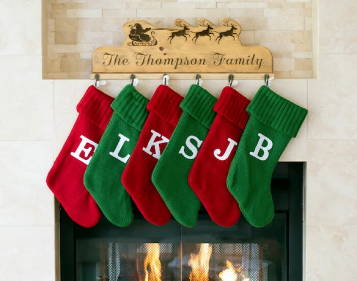 Personalized Christmas Stocking Holders