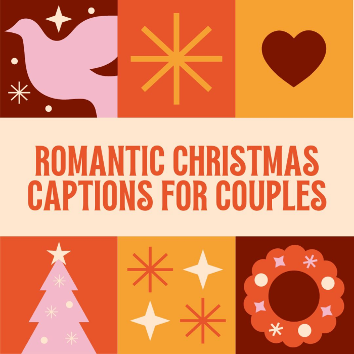 Romantic Christmas Captions for Couples