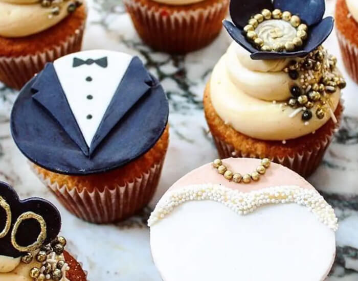 Seasonal Theme Wedding Cupcakes