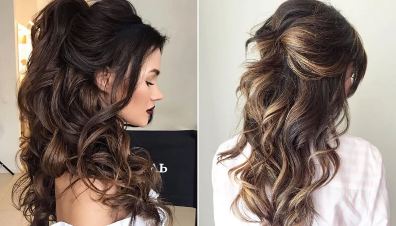 20 Chic Half-Up Half-Down Hairstyles Perfect for Wedding Guests