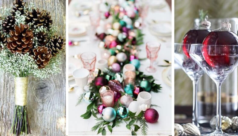 Christmas Decorations For a Wedding