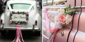 Rolling in Style 20 Creative Wedding Car Decoration Ideas that Announce Just Married