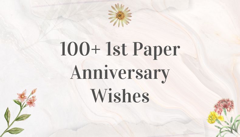 1st Paper Anniversary Wishes
