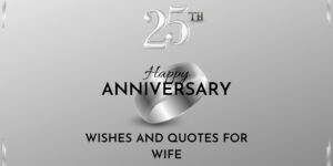 201 Best 25th Silver Anniversary Wishes and quotes for wife