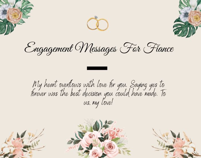 Engagement Messages For Fiance