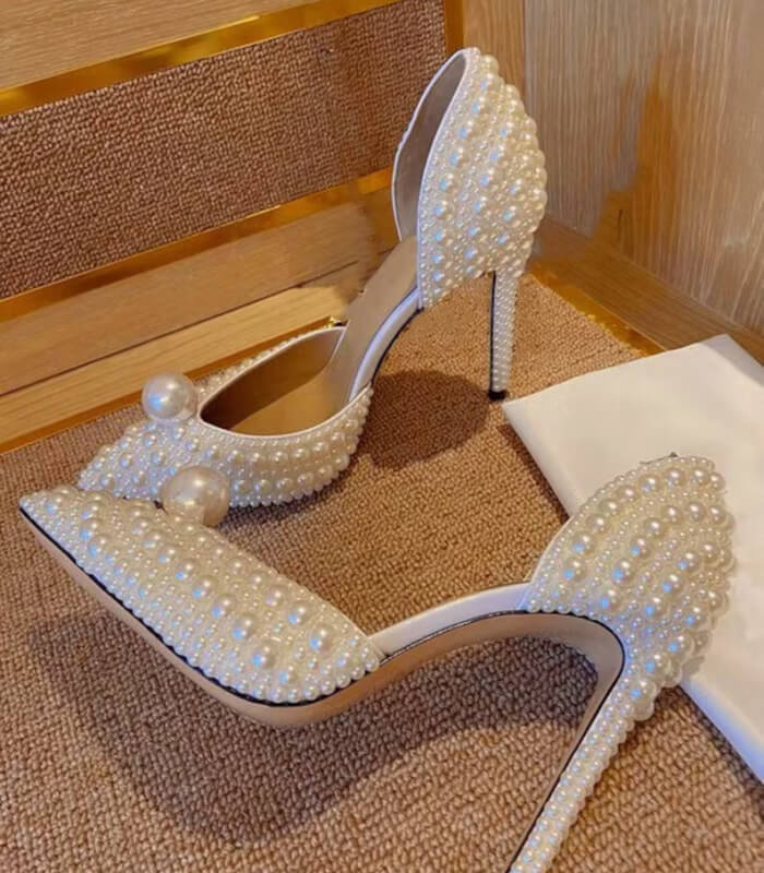 Pearl-Inspired Bridal Shoes