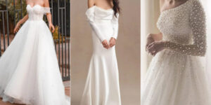 10 Pearls Wedding Dresses for the Contemporary Bride