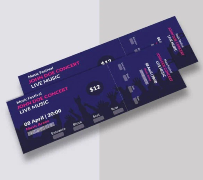 Tickets to a Live Concert