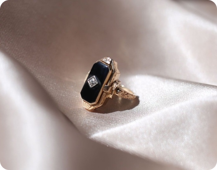 Victorian Onyx Ring
