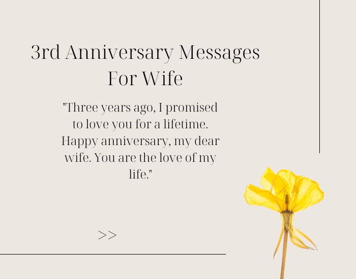 3rd Anniversary Messages For Wife (2)