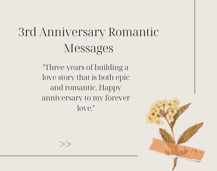 3rd Anniversary Romantic Messages (2)