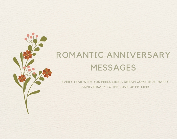 Romantic Anniversary Messages