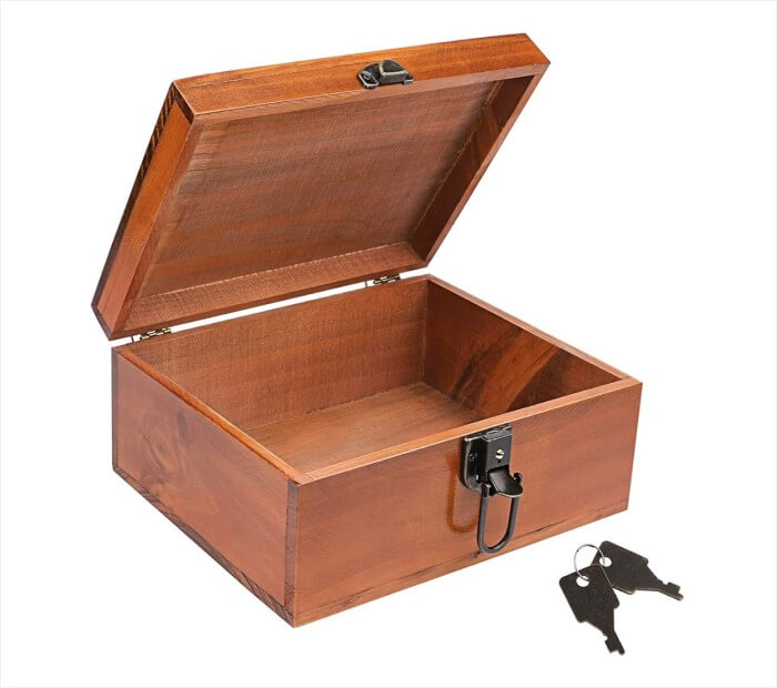 Wooden Keepsake Storage Box