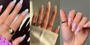 20 Best Wedding Pearl Nails For Bride in 2024
