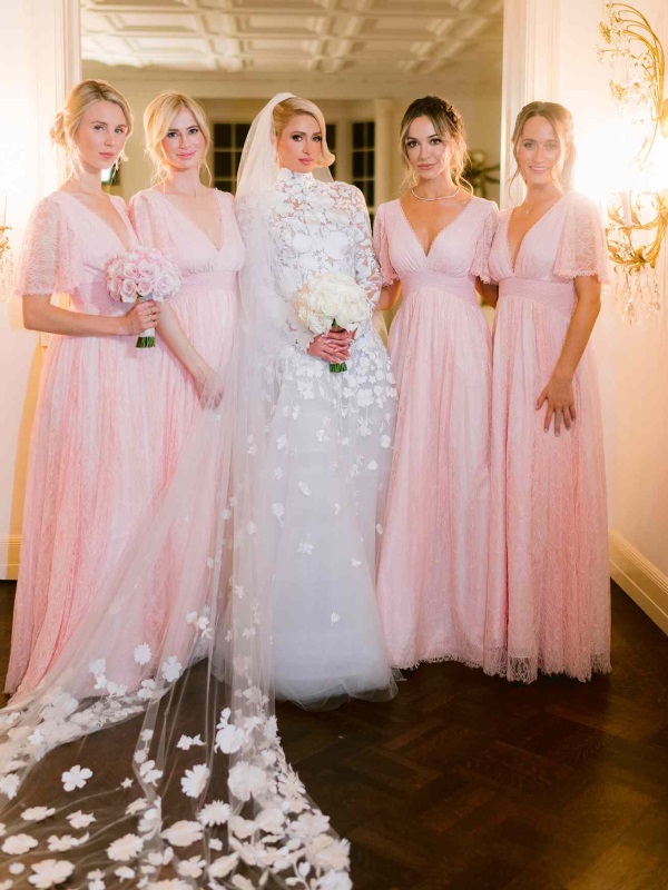 Paris Hilton The Post-Wedding Celebration Dress