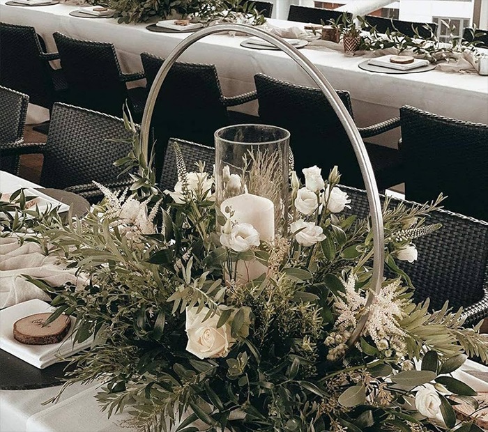 Circular Floral Hoop