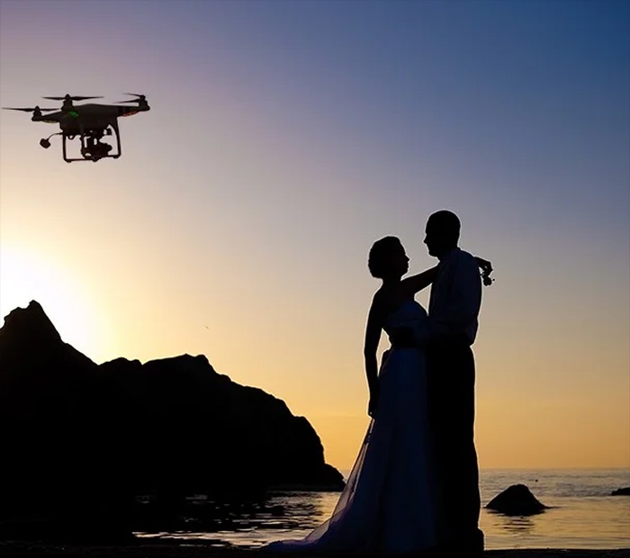 Drone Wedding Photography