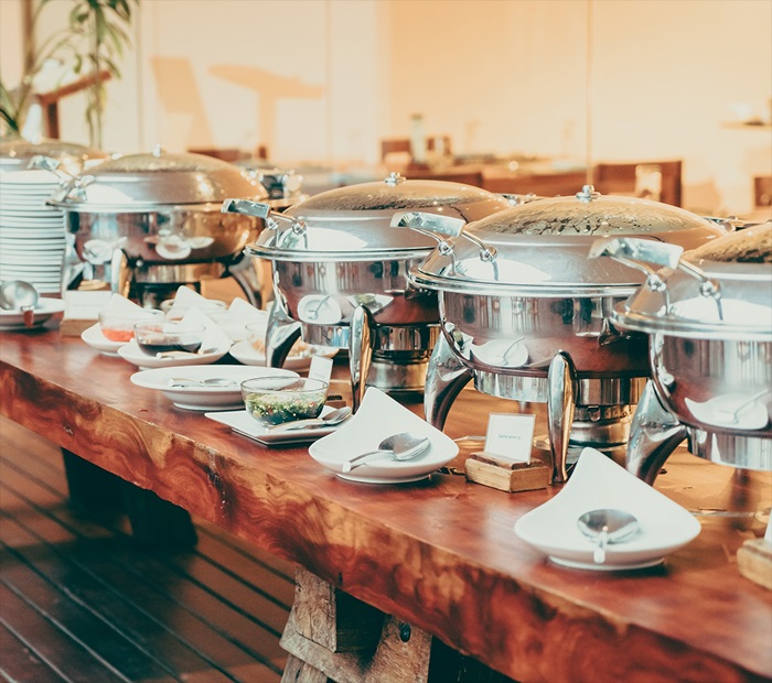 Set Up Food Stations