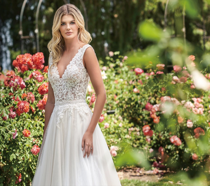 Rustic Ball Gown with Tulle Skirt