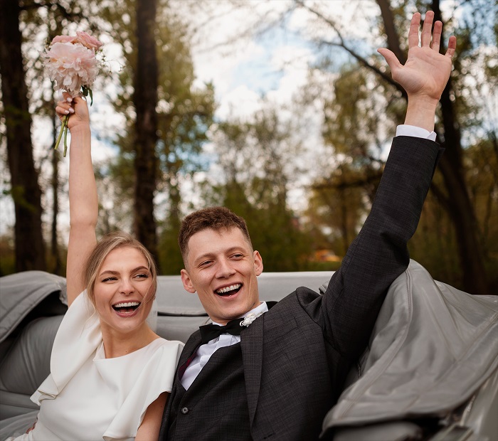 The _Just Married_ Candid