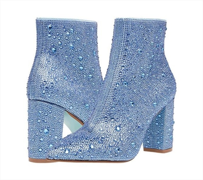 Betsey Johnson Blue Cady Sneaker