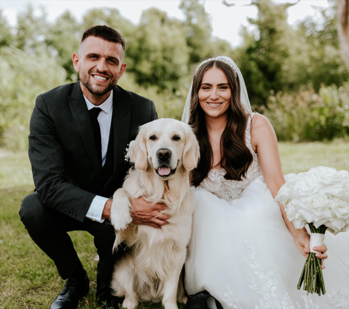 Couple with their Pets