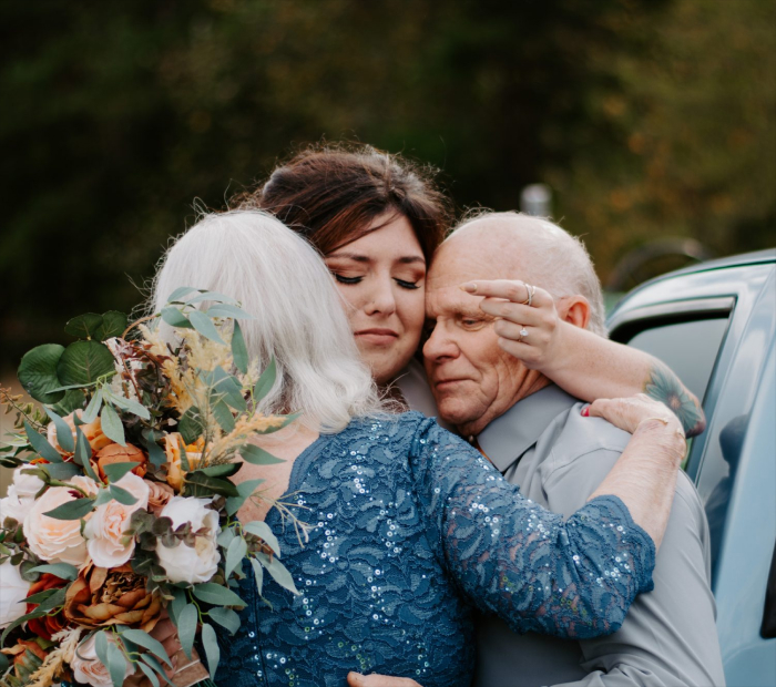 Grandparents Hug